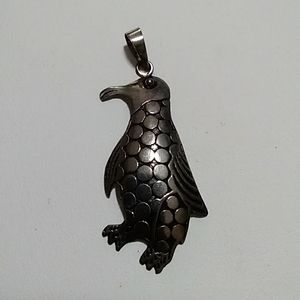 Sterling Penguin Pendant